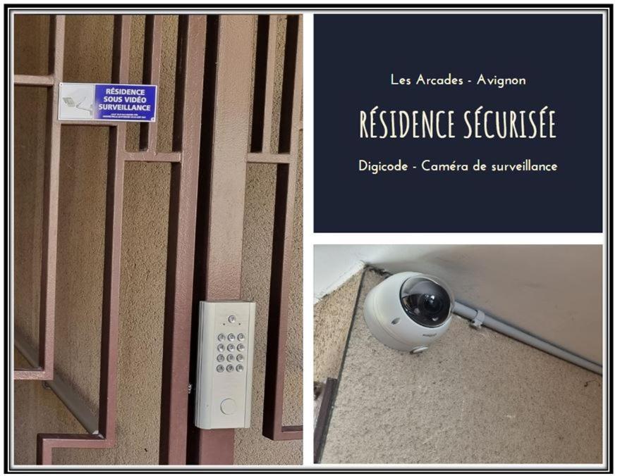 Les Arcades - Wifi - Intra Muros Of Avignon - Balcony - 45M2 Bagian luar foto